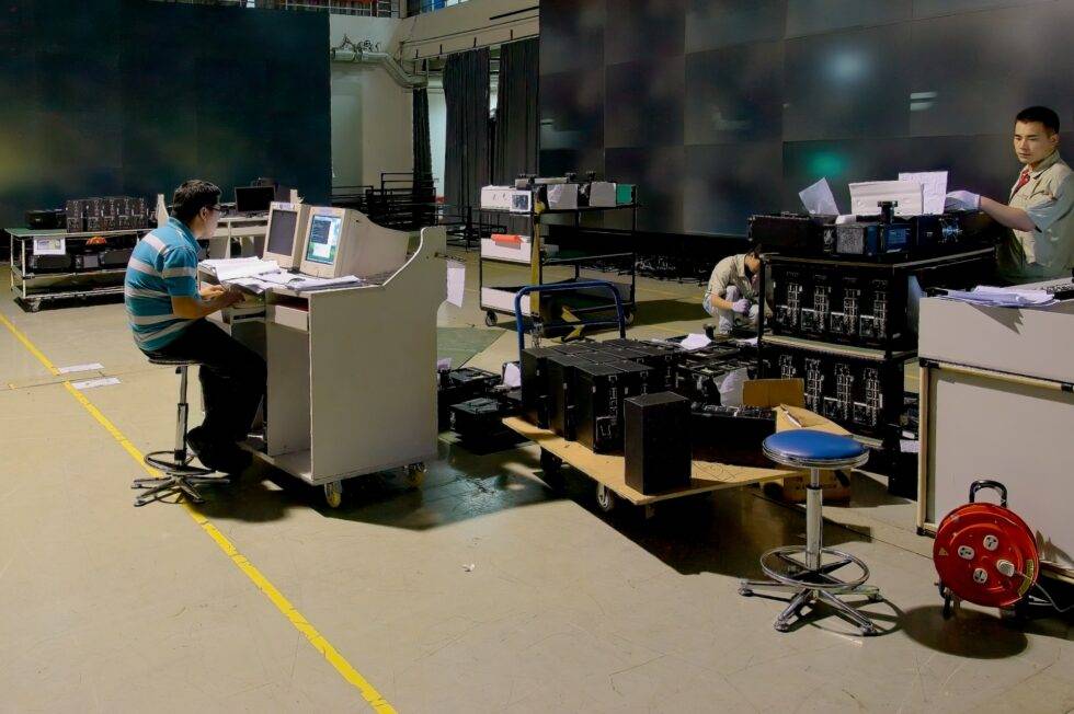 Videowall-Hersteller Montage Videowall