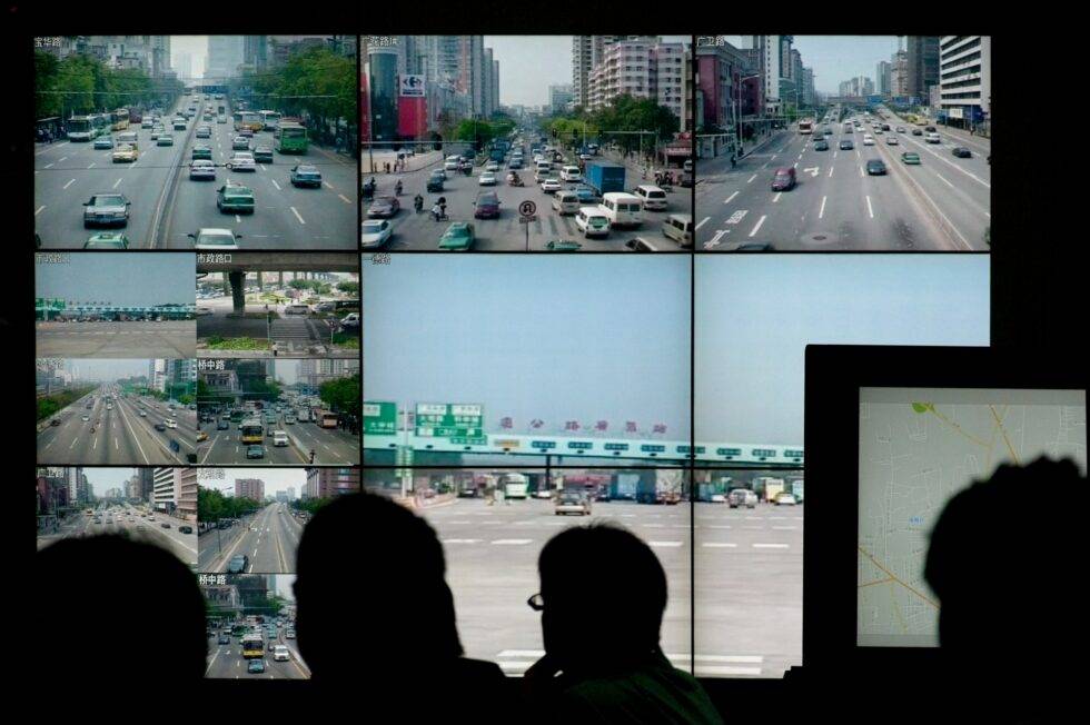 Videowall, Einsatzgebiet, Verkehrsüberwachung