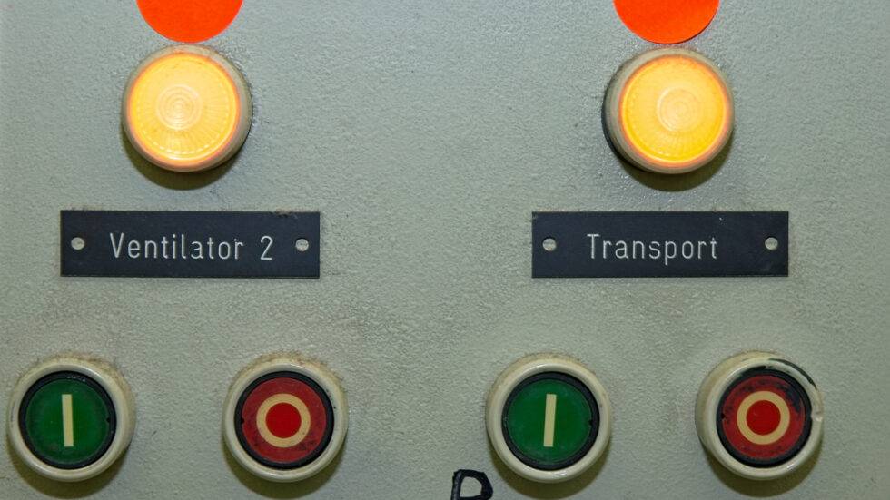 Siebdruck Steuerelement