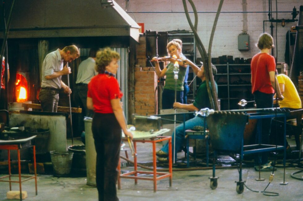 Finnland Iittala Glasproduktion Ofen