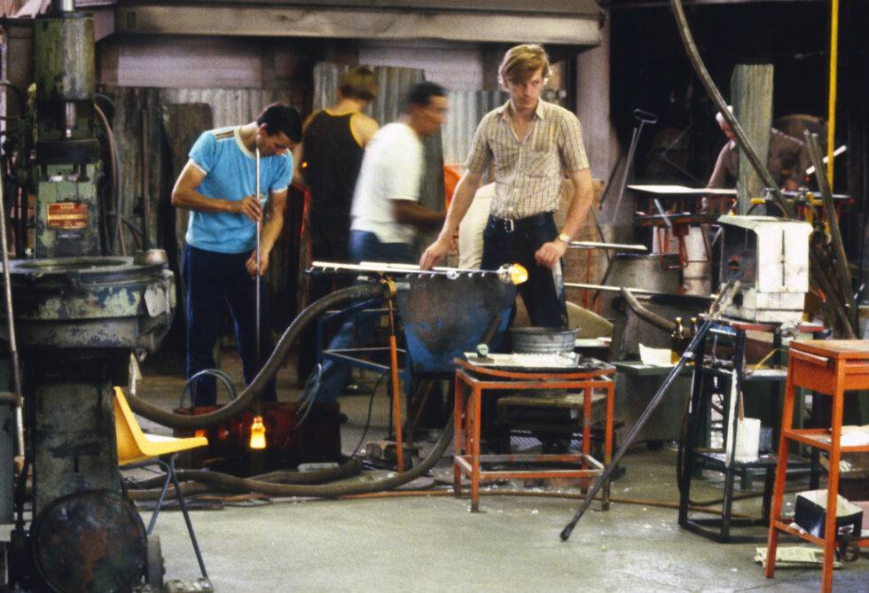 Finnland Iittala Glasproduktion Ofen