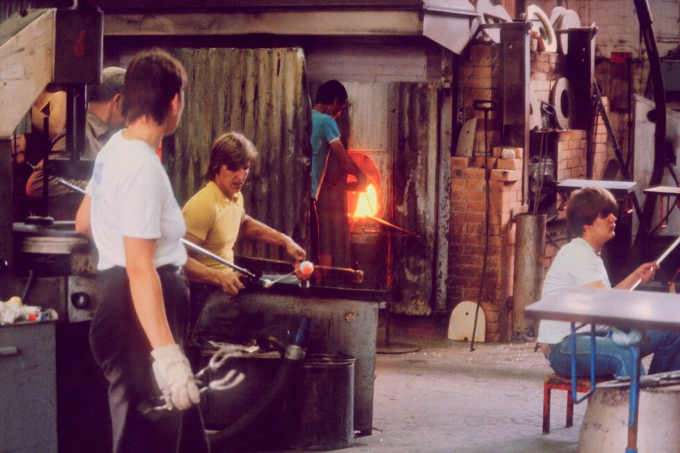 Finnland Iittala Glasproduktion Ofen