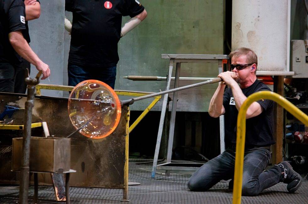 Finnland Iittala Glasblasen