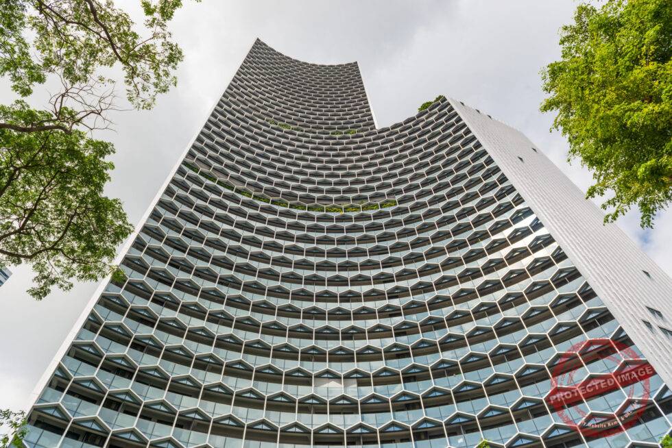 Singapur Beach-Road Hochhäuser Duo-Tower
