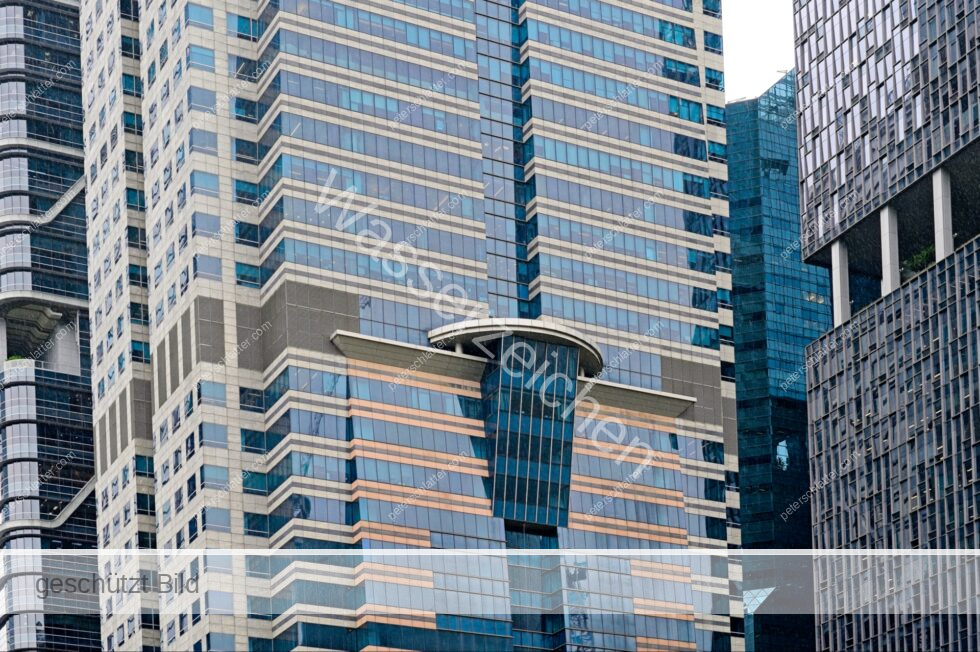 Singapur Wallich Street Hochhäuser