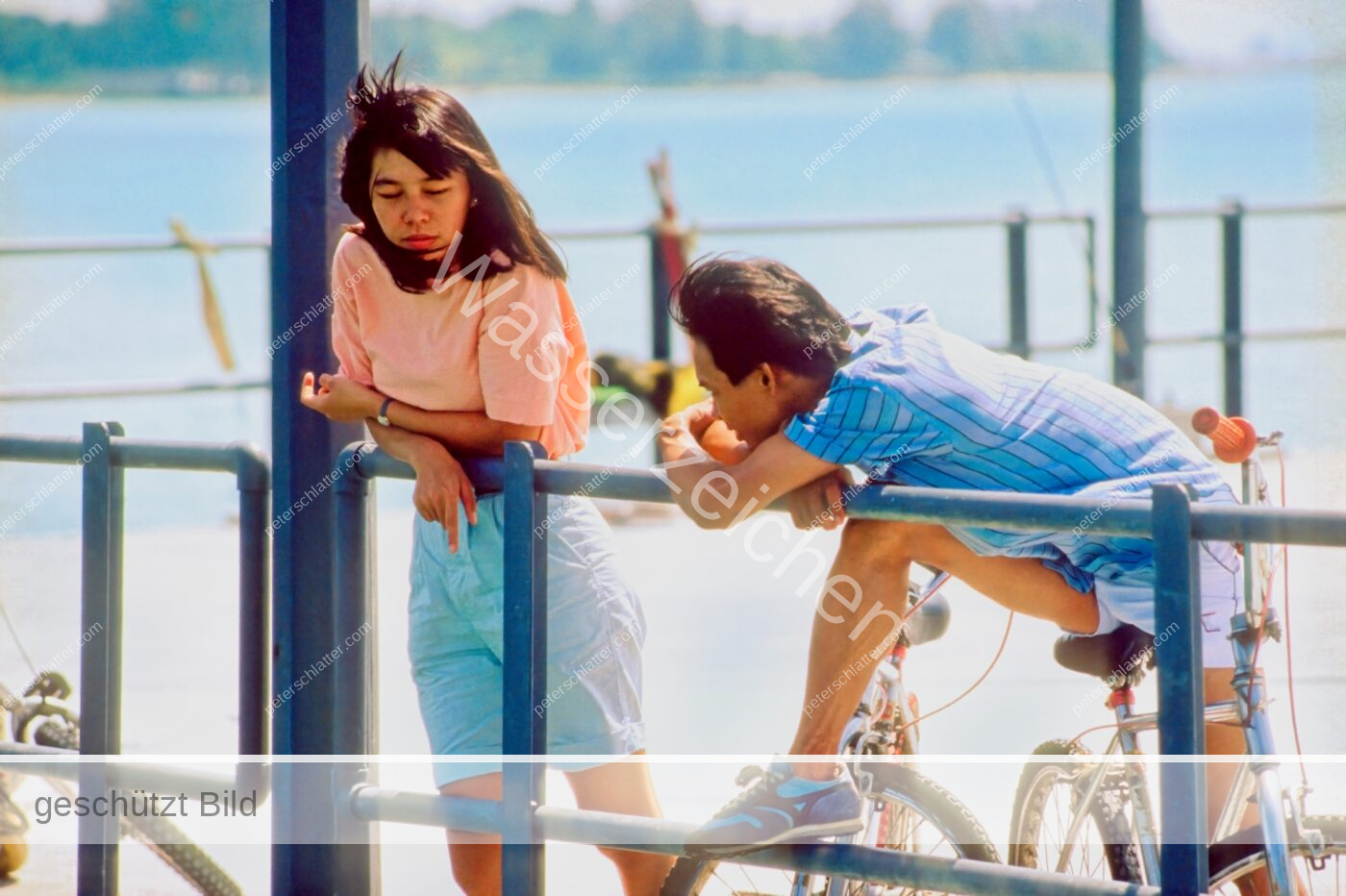 Singapur East Coast Park Pier Portrait