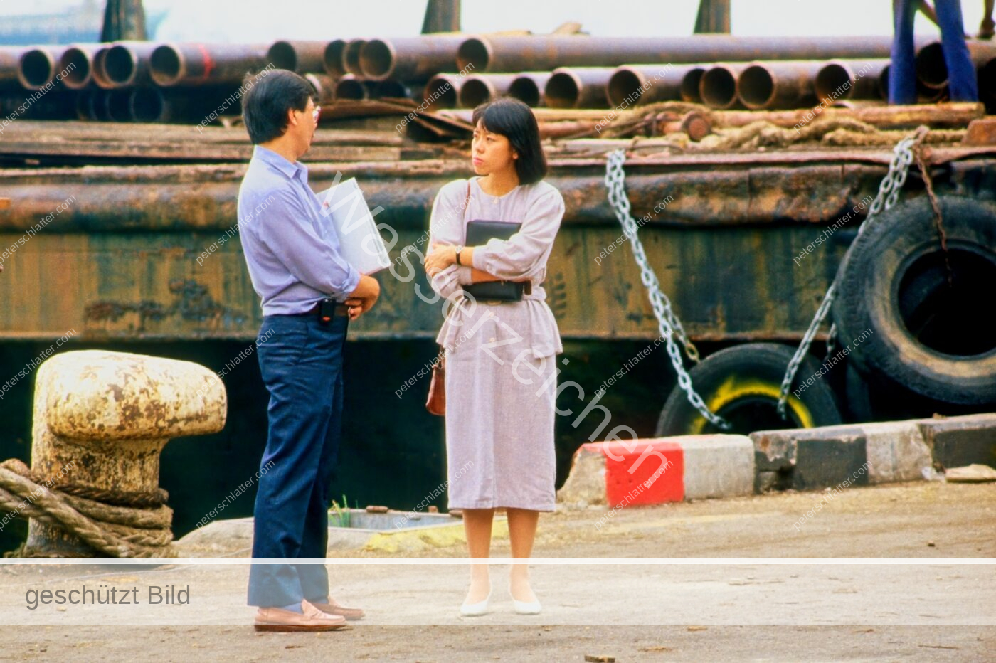 Singapur Hafen Quai William Yong
