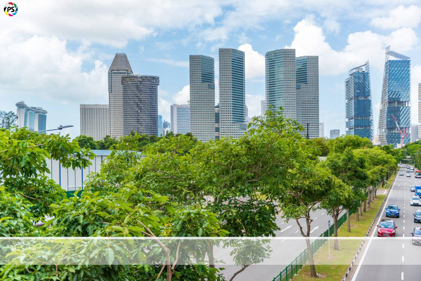 Singapur Hochhäuser Skyline
