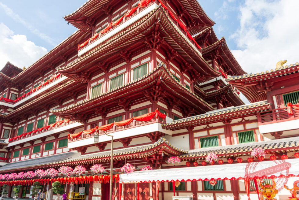 Singapur Chinatown buddistischer Tempel Zahnreliquie
