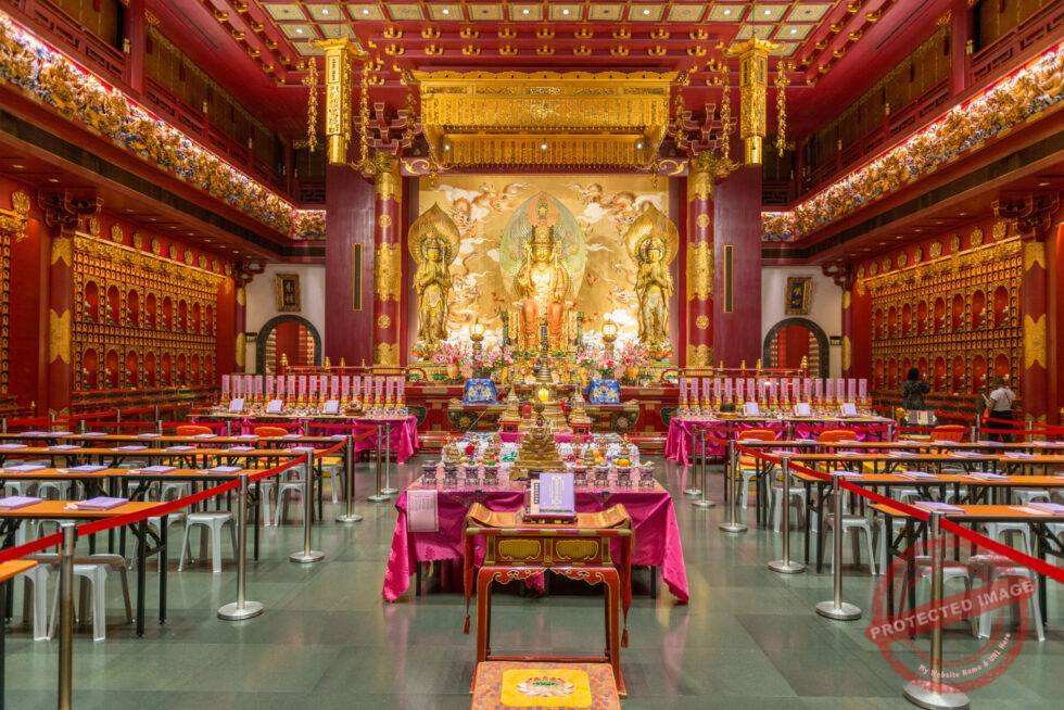 Singapur Chinatown buddistischer Tempel Zahnreliquie