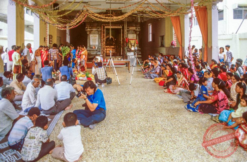 Singapur Little India Tempel Hindu Sri-Veeramakaliamman Hochzeit