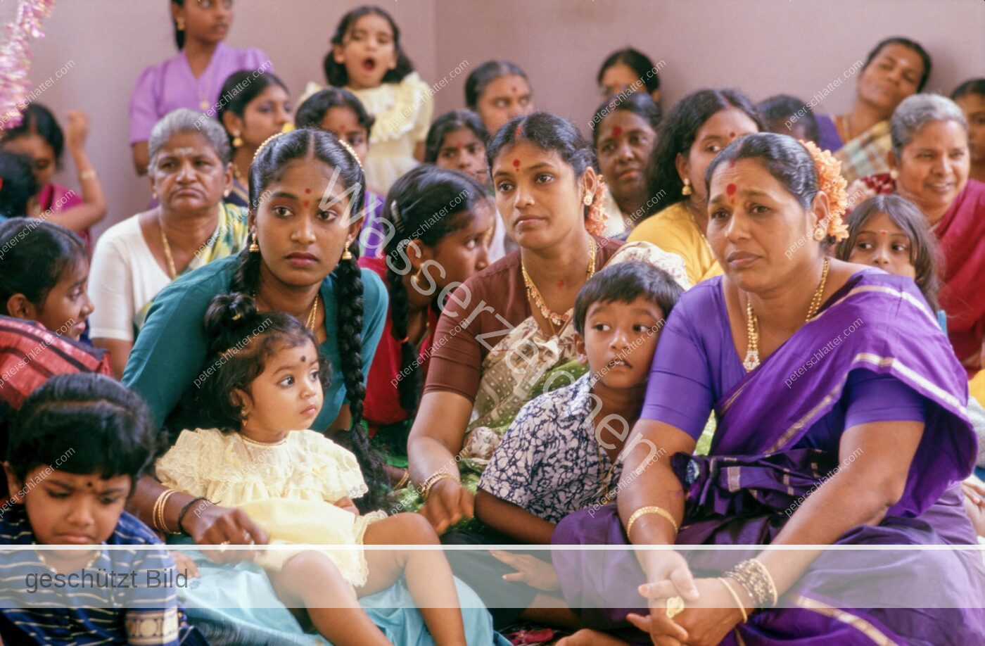 Singapur Hinduistischer Tempel Sri-Veeramakaliamman Hochzeit
