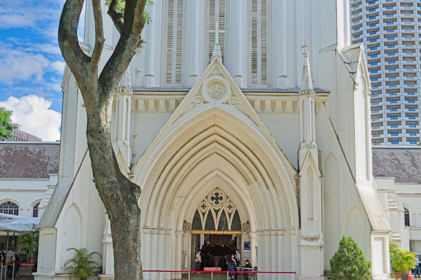 Singapur gotische Katholische Kirche Ophir Road