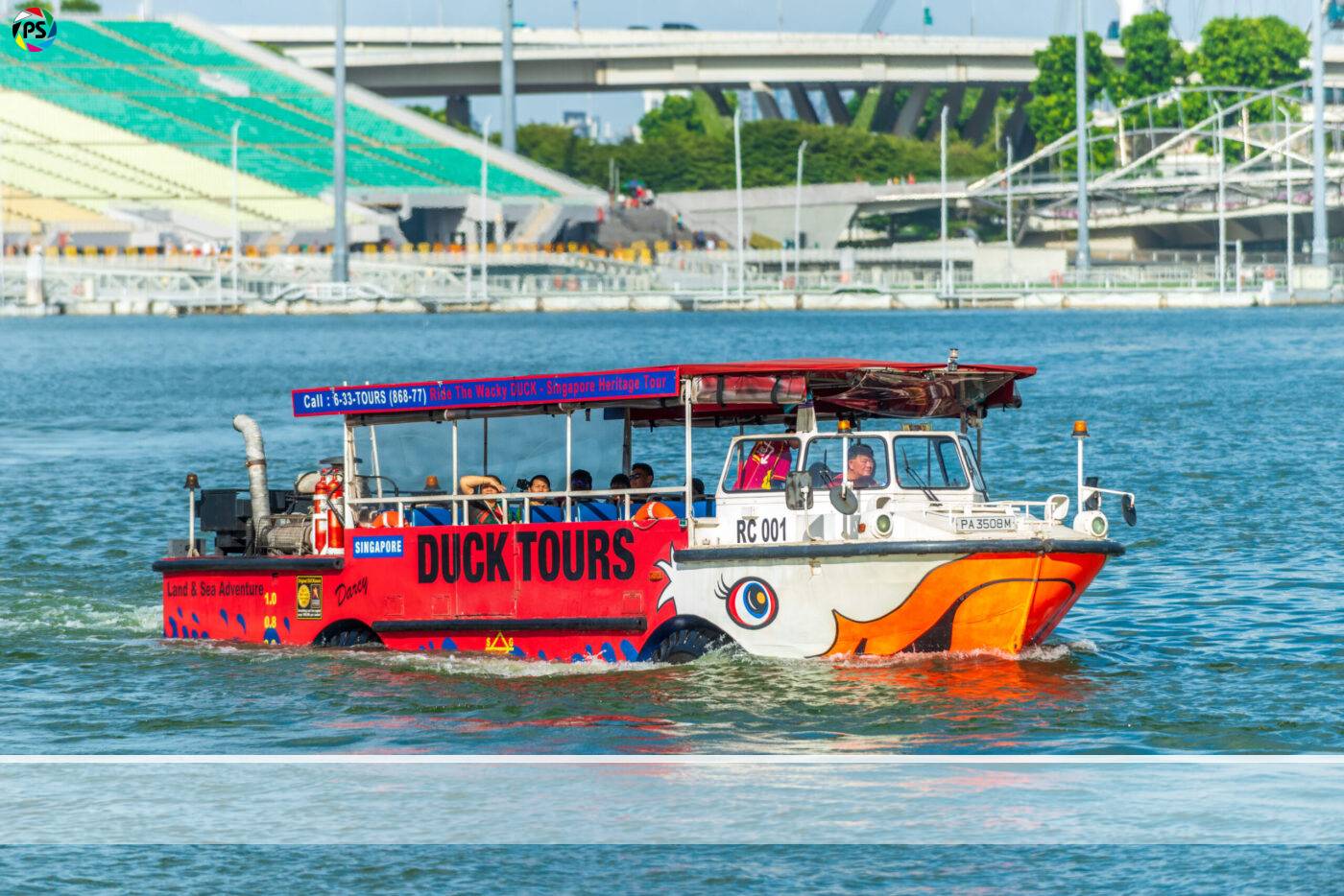 Singapur Marina-Bay Boot Amphibienfahrzeug