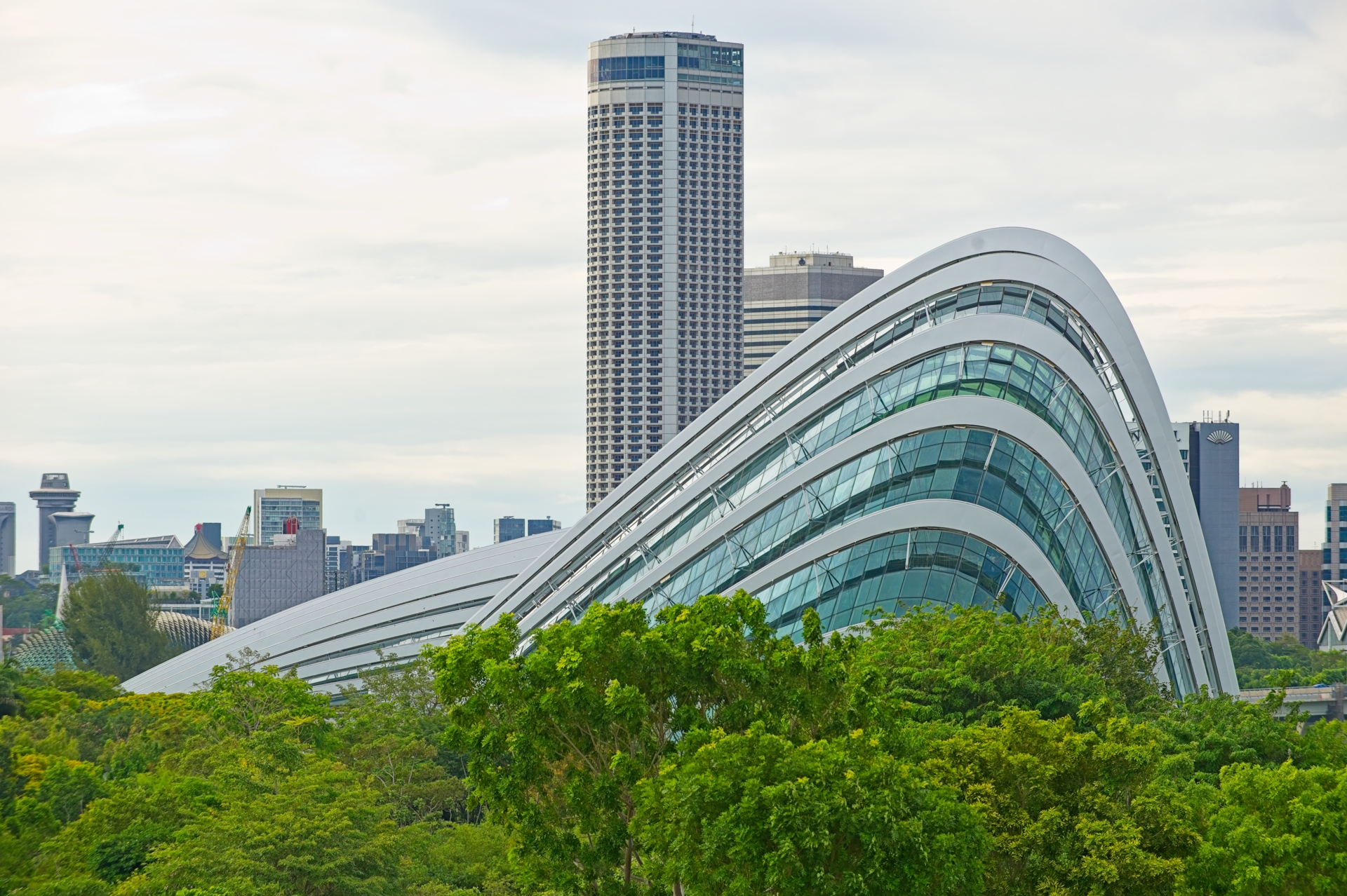 Singapur Marina-Bay Gardens-by-the-Bay Dome