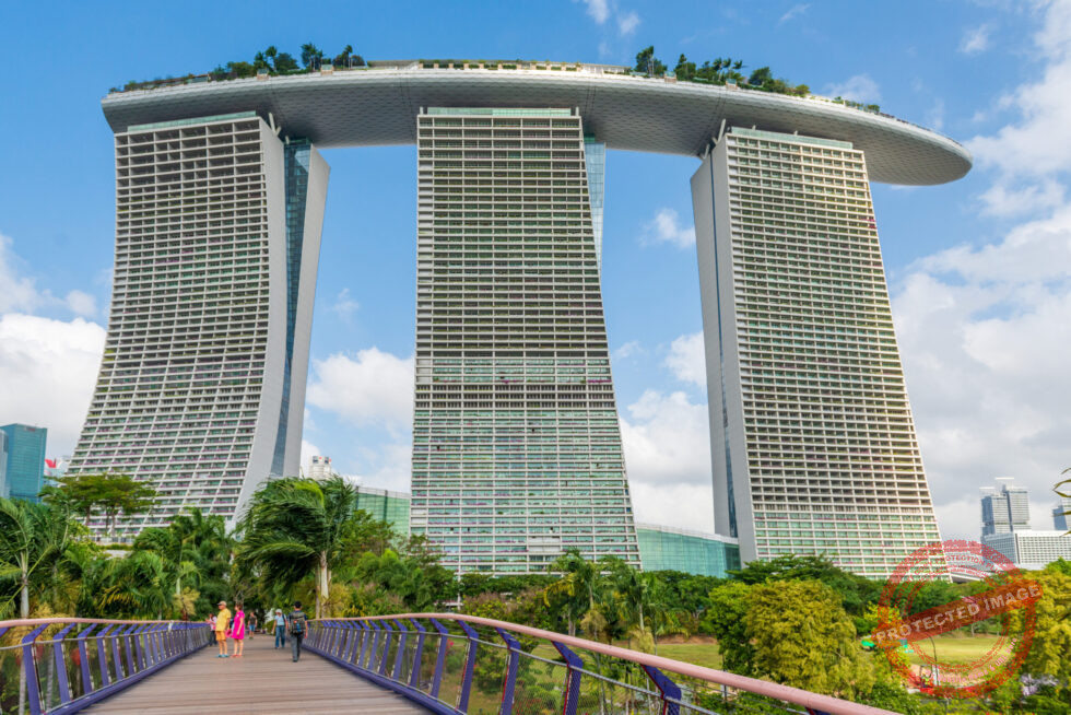 Singapur Marina Bay Gardens-by-the-Bay Hotel Marina-Bay-Sands