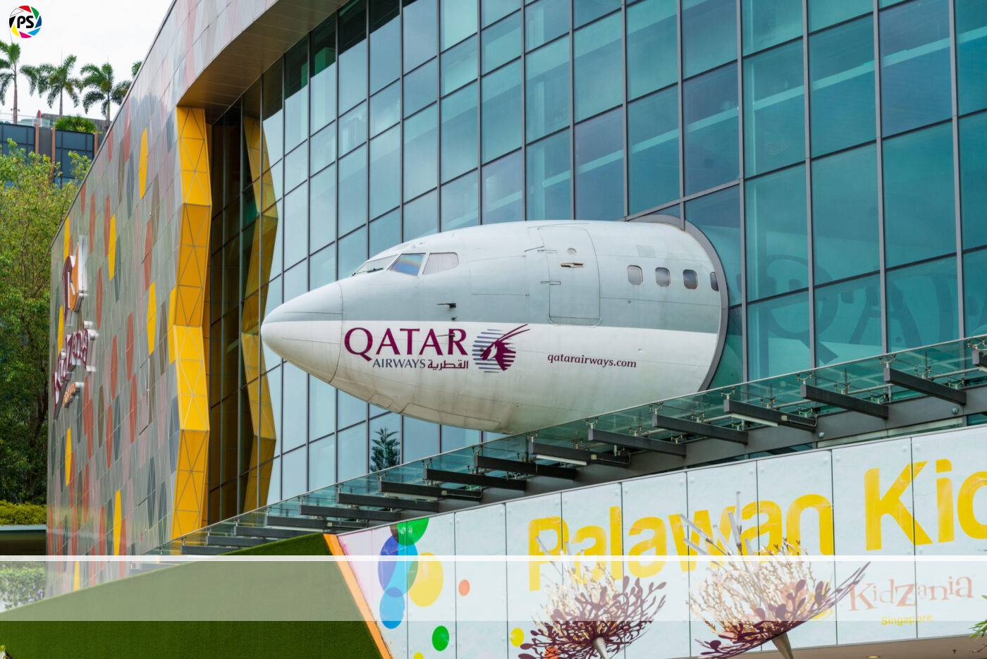 Singapur Sentosa Flugzeug