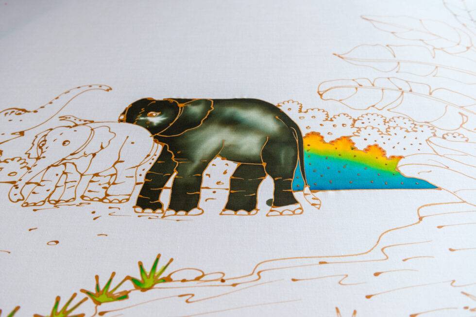 Thailand Koh Yao Noi Insel Tour Batik malen