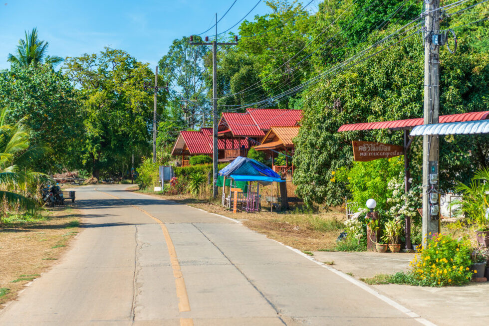 Thailand Koh Yao Noi Insel Tour Strasse