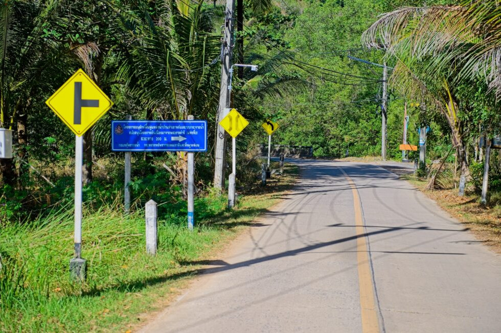Thailand Koh Yao Noi Insel Tour Strasse