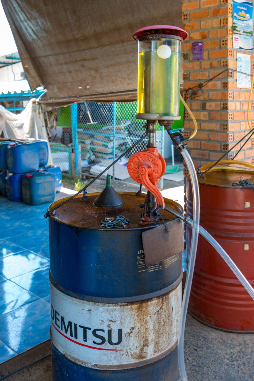 Thailand Ko Yao Noi Insel Tour Tankstelle