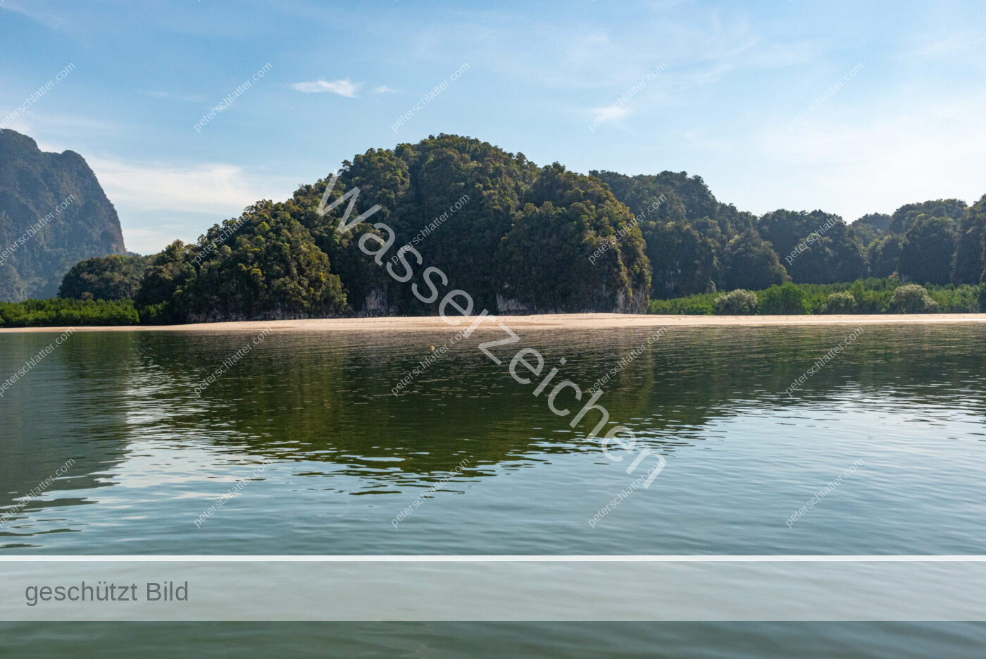 Thailand Phang Nga Bay Adamanisches Meer Felsformation