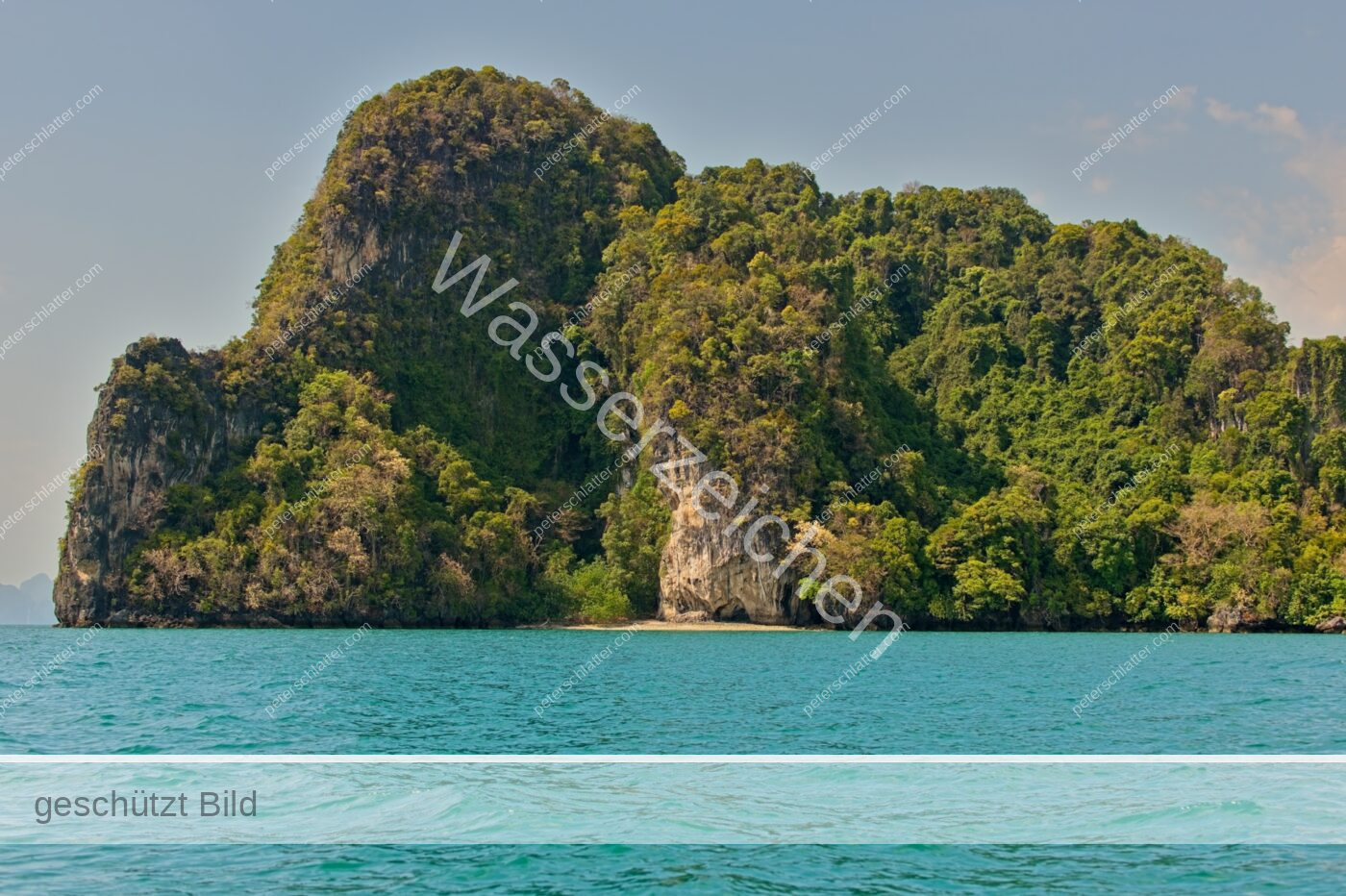 Thailand Phang Nga Bay Adamanisches Meer Felsformation