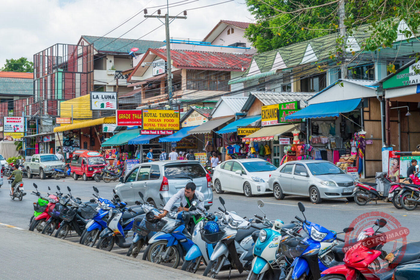 Thailand Phang Nga Bay Krabi Ao Nang Motorräder