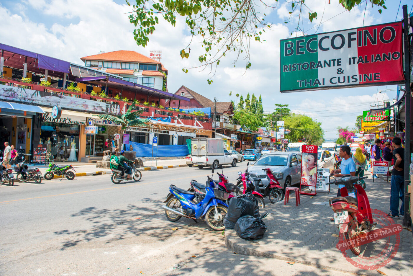 Thailand Phang Nga Bay Krabi Ao Nang Restaurant Pizzeria