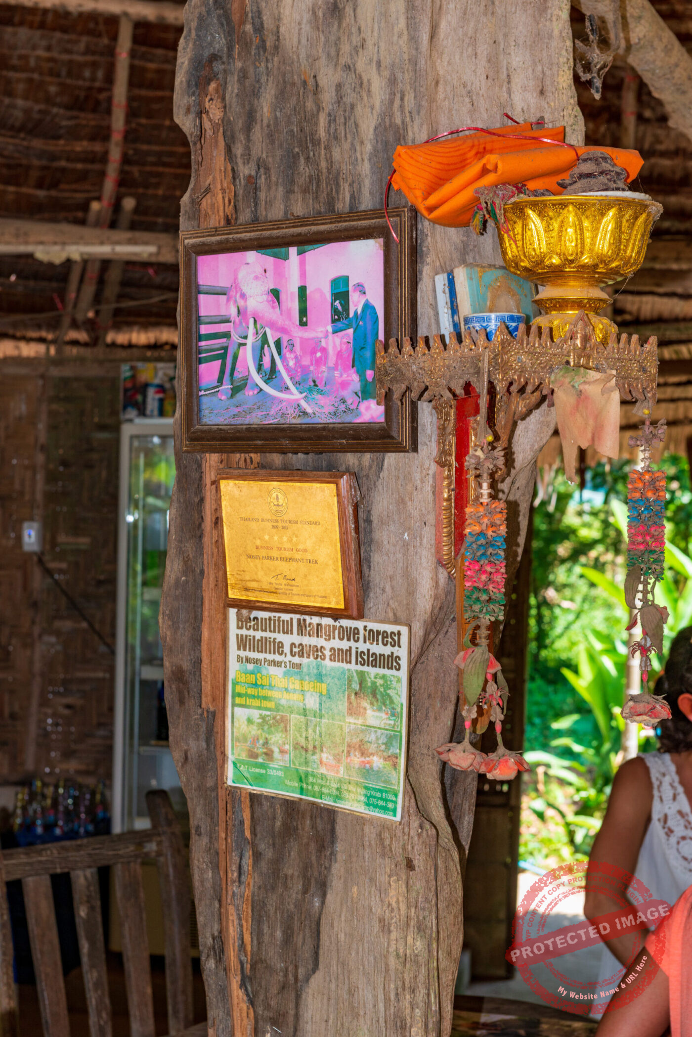 Thailand Phang Nga Bay Krabi Elefantencamp Restaurant