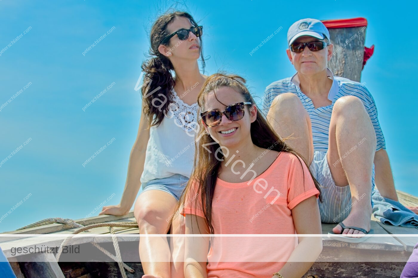 Thailand Phang Nga Bay Adamanisches Meer Langboot Personen