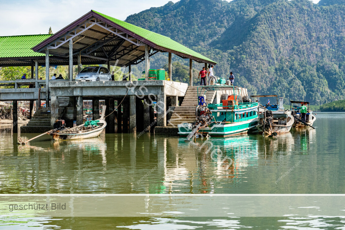 Thailand Phang Nga Bay Ao Thalen Pier Anlegestelle