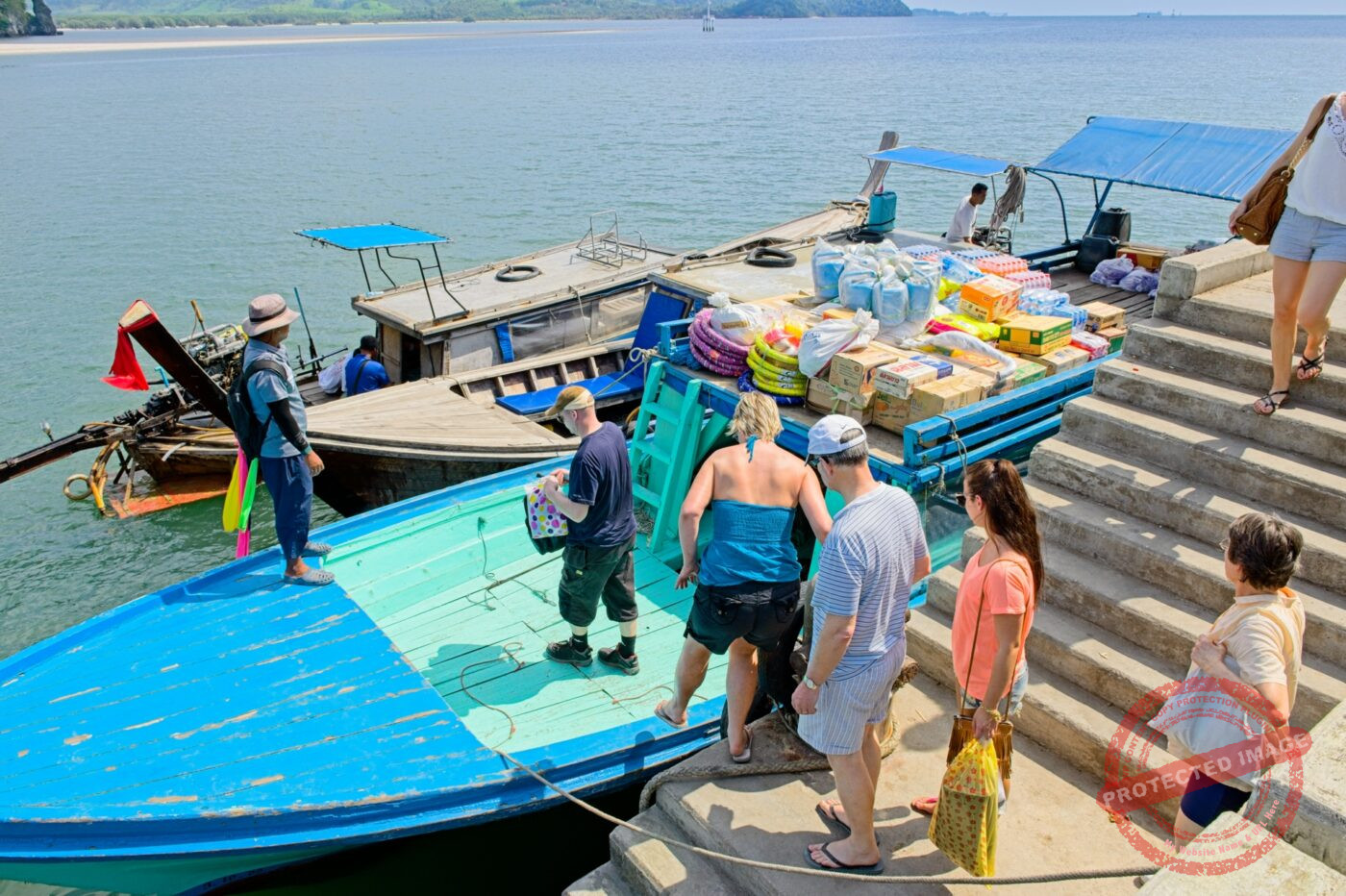 Thailand Phang Nga Bay Krabi Ao Thalen Pier Rückfahrt