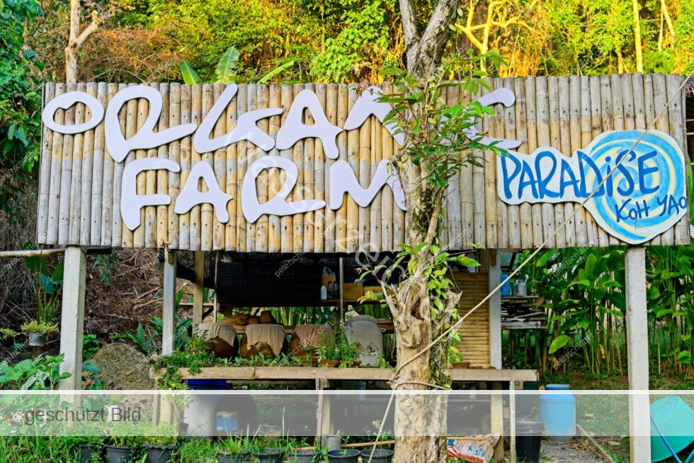 Thailand Ko Yao Noi Hotel Paradise Gemüsegarten