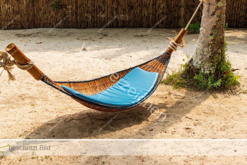 Thailand Ko Yao Noi Hotel Paradise Strand Hängematte