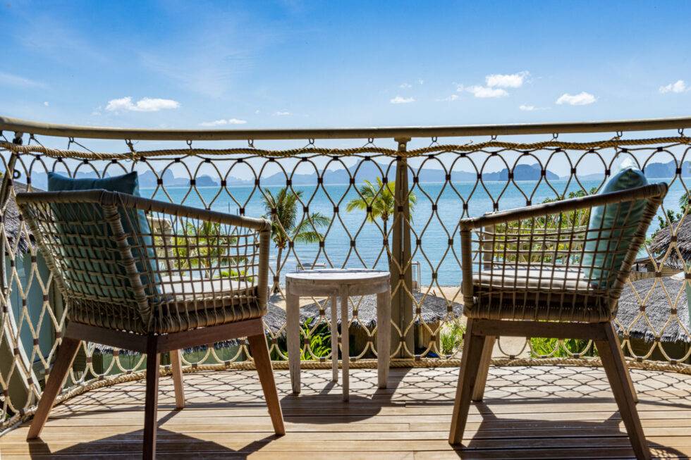Thailand Ko Yao Noi Hotel TreeHouse Villas Zimmer Balkon