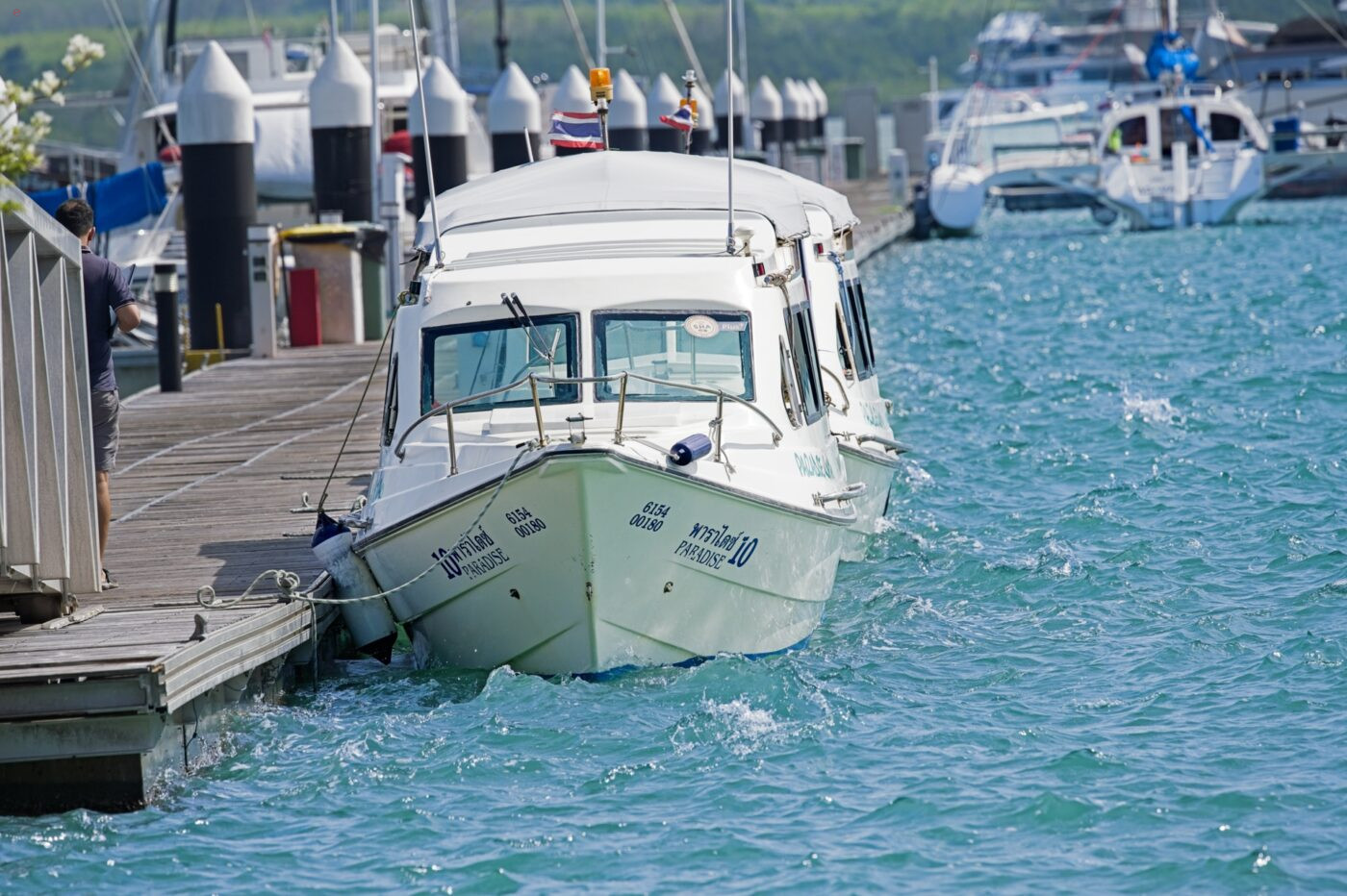 Thailand Phuket Marina-Pier Boot-Transfer zu Treehouse Villas