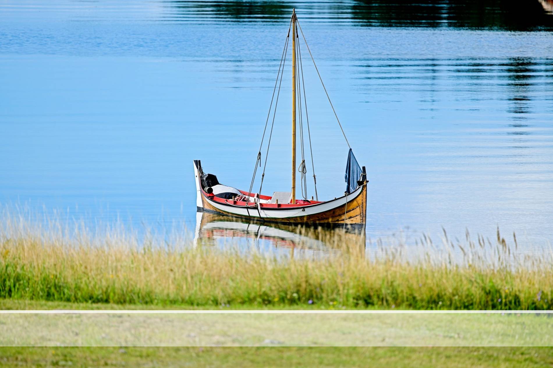 Aland Bommarsund Landschaft See Segelboot 2406162 Åland, Bommarsund, Segelboot