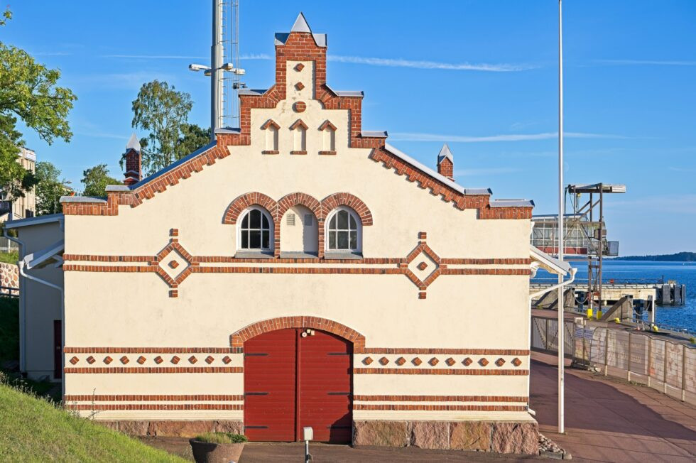 Finnland Aland Mariehamn Hafen