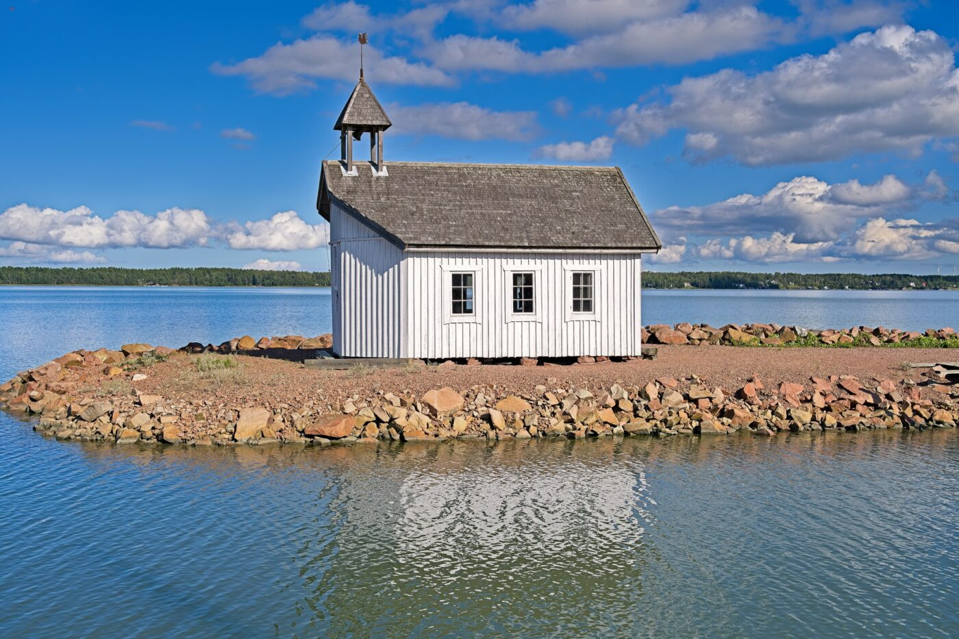 Åland Inseln Mariehamn Sjökvarteret Matrosenkapelle