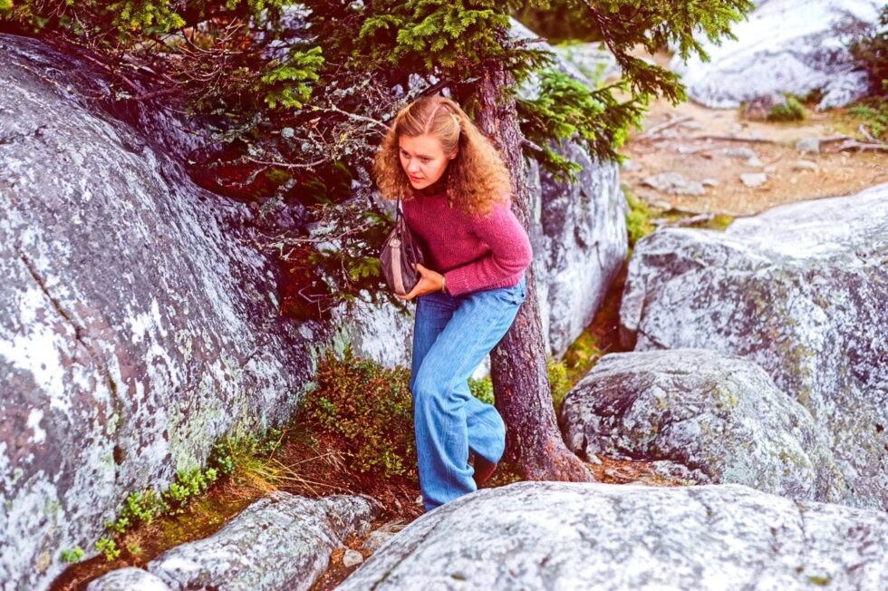 Finnland Koli Landschaft Menschen