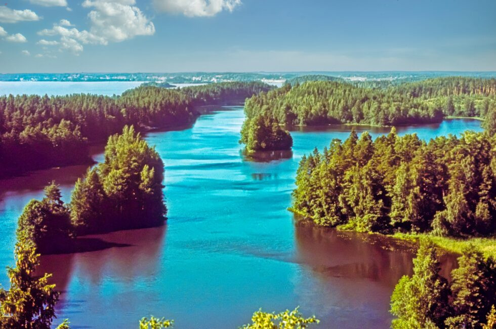 Finnland Koli Landschaft Wald Seen