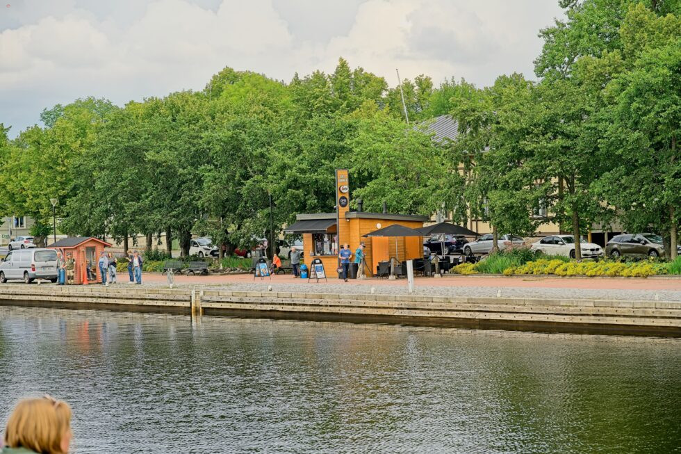 Finnland Porvoo Boot Dampfschiff S/S J.L. Runeberg Anlegestelle