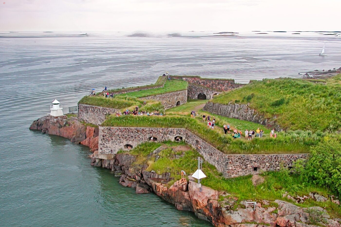 Finnland Helsinki Hafen Abfahrt Suomenlinna