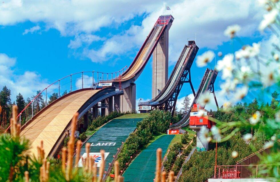 Finnland Lahti Sprungschanze