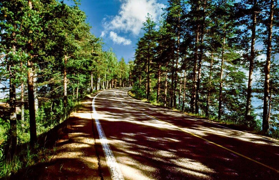 Finnland Punkaharju Strasse