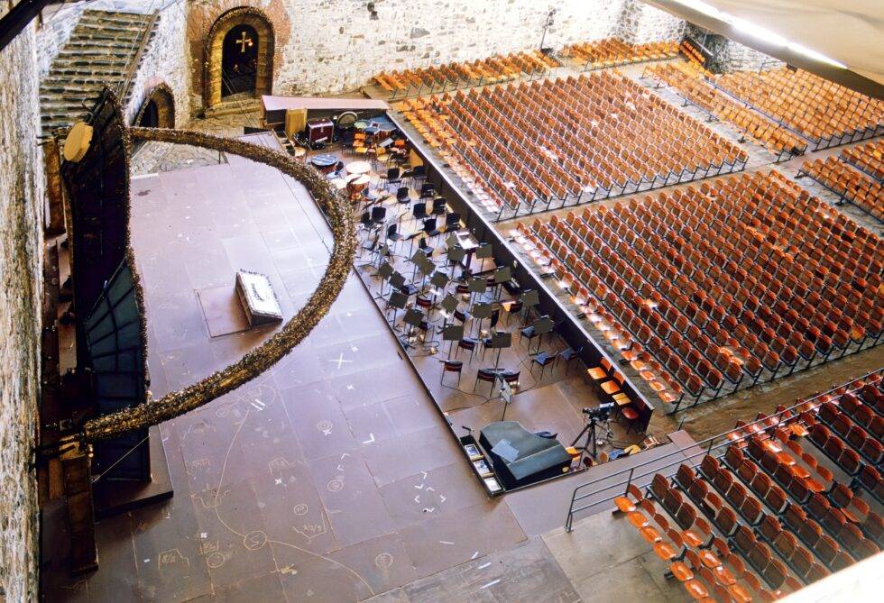 Finnland Savonlinna Burg Olavlinna Hof Oper Festspiele