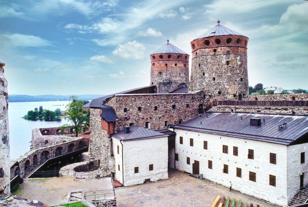 Finnland Savonlinna Burg Olavlinna Türme