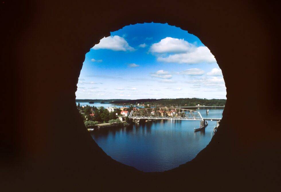 Finnland Savonlinna Burg Olavlinna Turm Aussicht