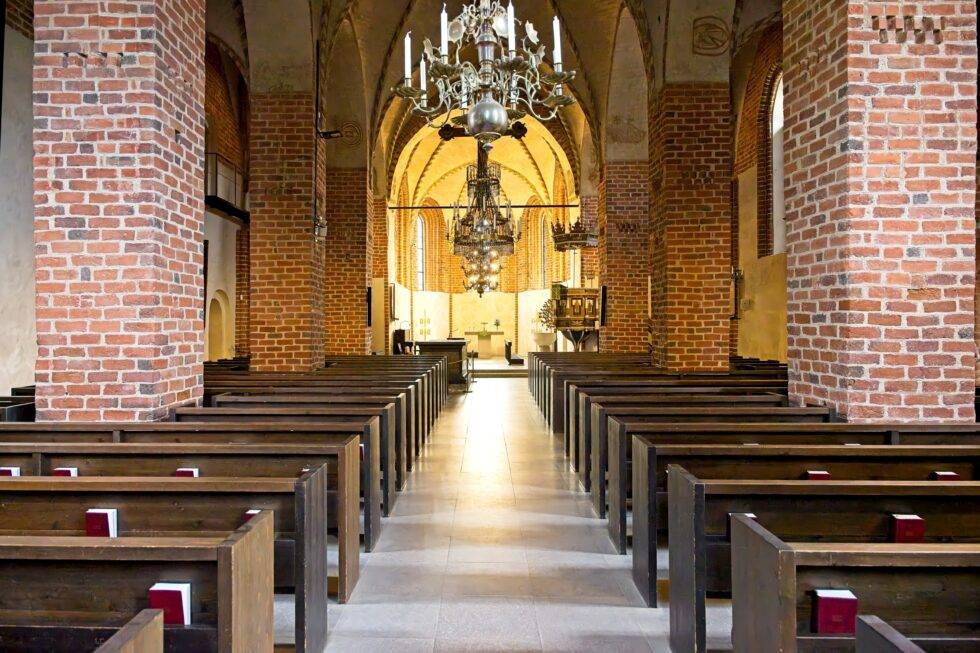 Finnland Ahlainen Nousiainen Kirche Innenraum